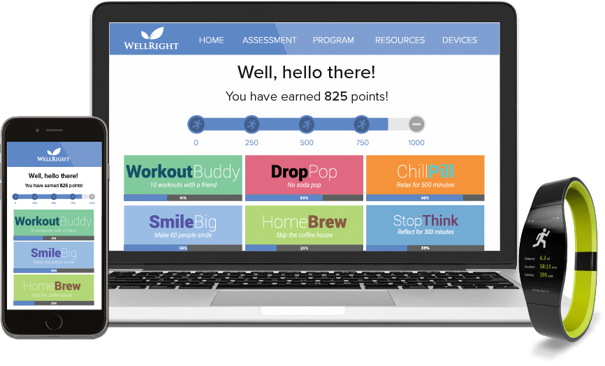 WellRight fitness application
