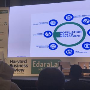 Dr. Sarper Tanli speaking at the Harvard Business Review Arabias EdaraLab