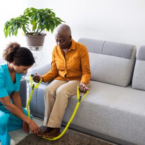manzil physiotherapist assisting patient exercise